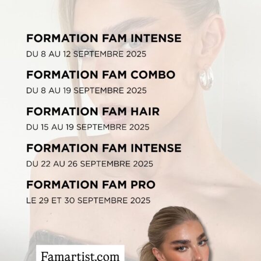 FAM COMBO  (Makeup et Coiffure 10jrs  Prix sans le cpf)